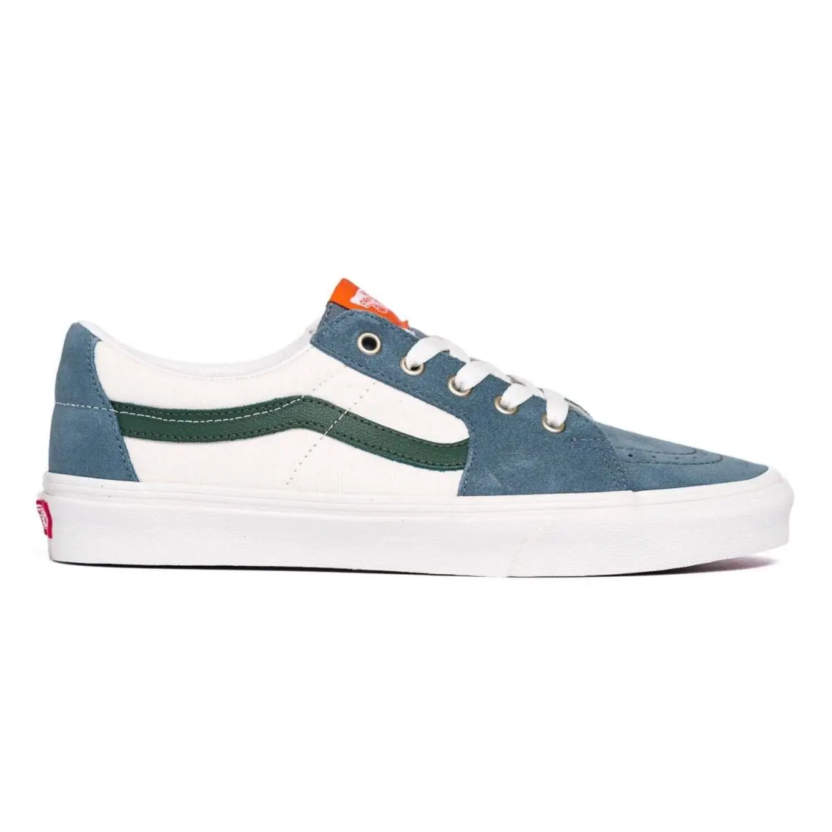 Vans shoes - VANS Sk8-Low - VN0A5KXDBLG - Varsity Canvas Blue / Green 8