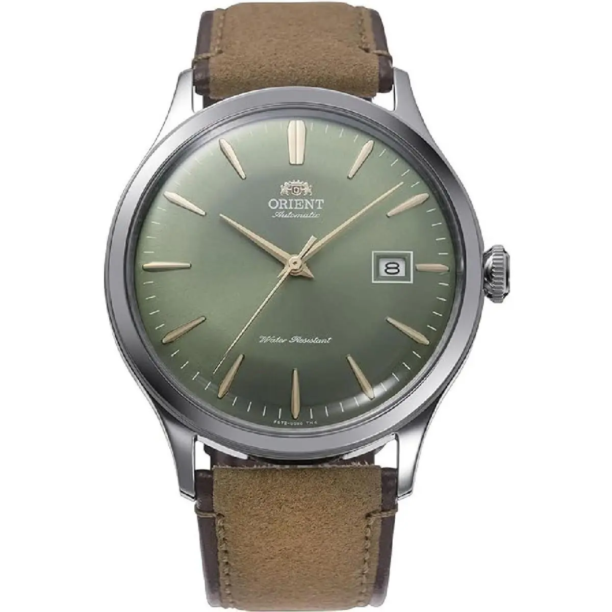 RA-AC0P01E10B Men`s Bambino Version 4 Green Dial Automatic Watch by Orient