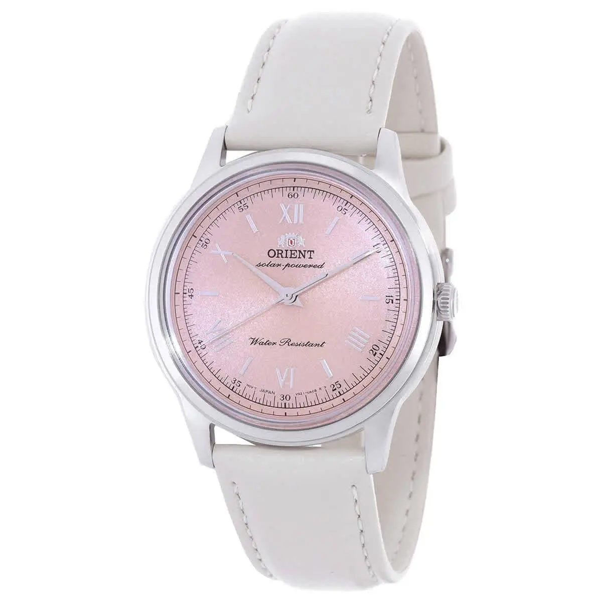 Orient Classic Solar-powered Pale Pink Dial Watch RA-WK0005P10B