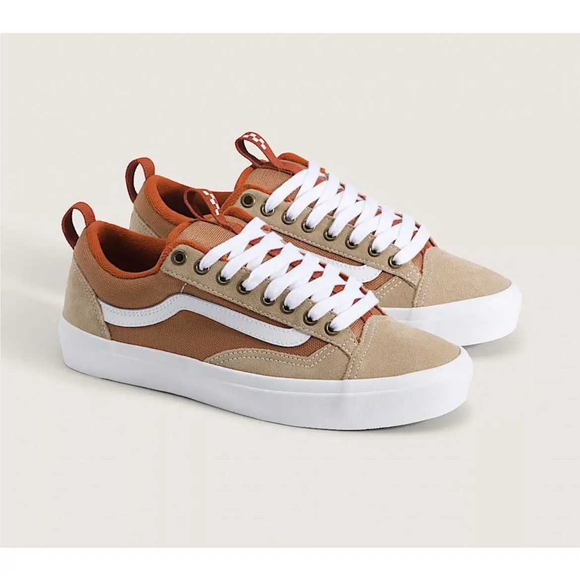 Vans shoes - VANS Old Skool - Old Skool - VN000D5R11U - Khaki/Burnt Orange 13