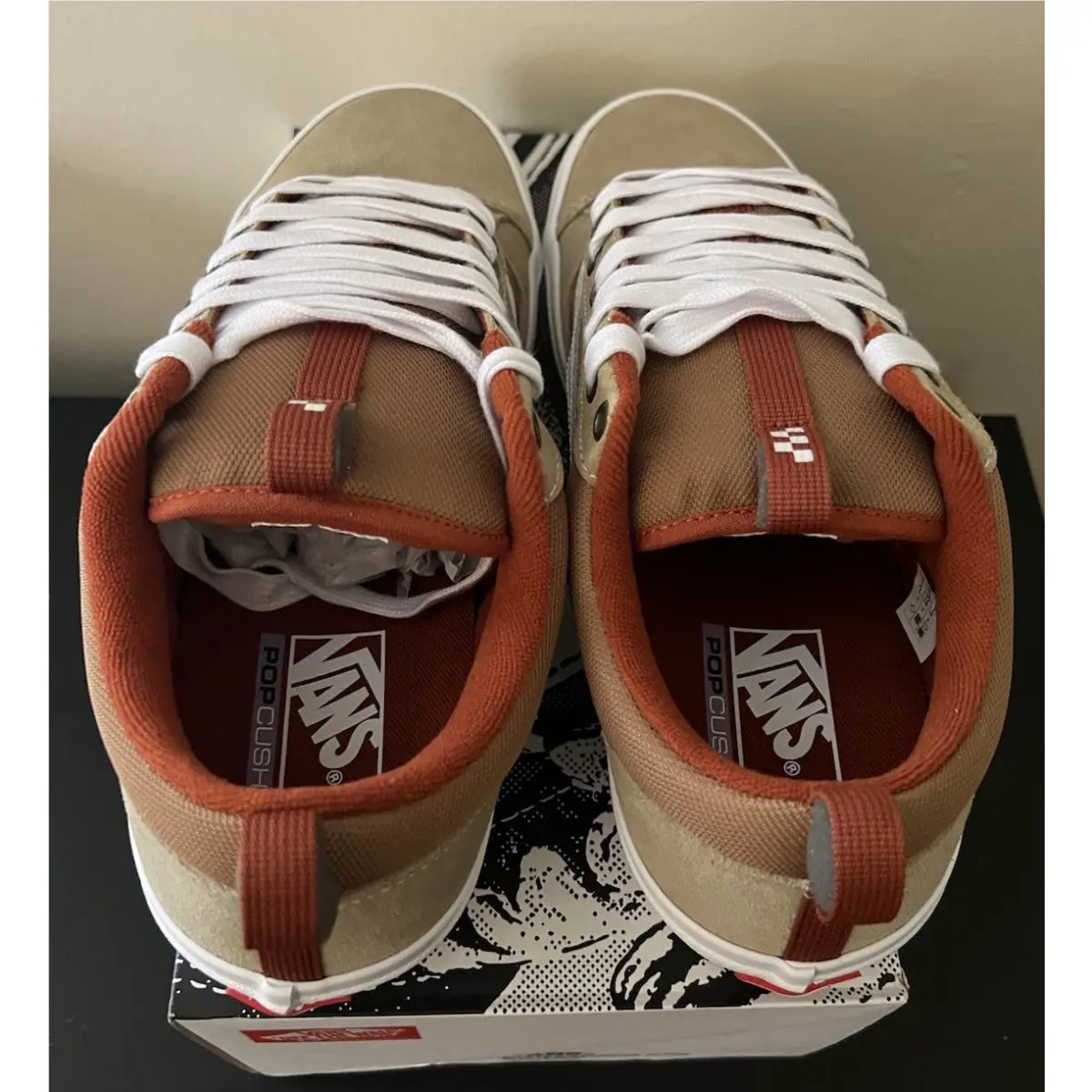 Vans shoes - VANS Old Skool - Old Skool - VN000D5R11U - Khaki/Burnt Orange 9