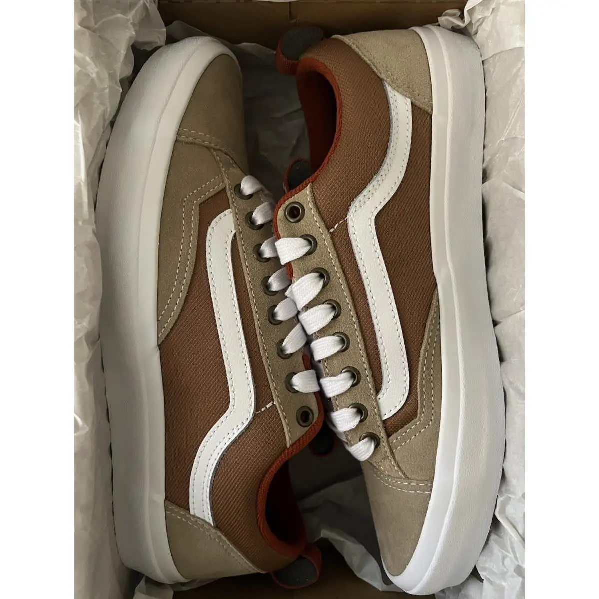Vans shoes - VANS Old Skool - Old Skool - VN000D5R11U - Khaki/Burnt Orange 11