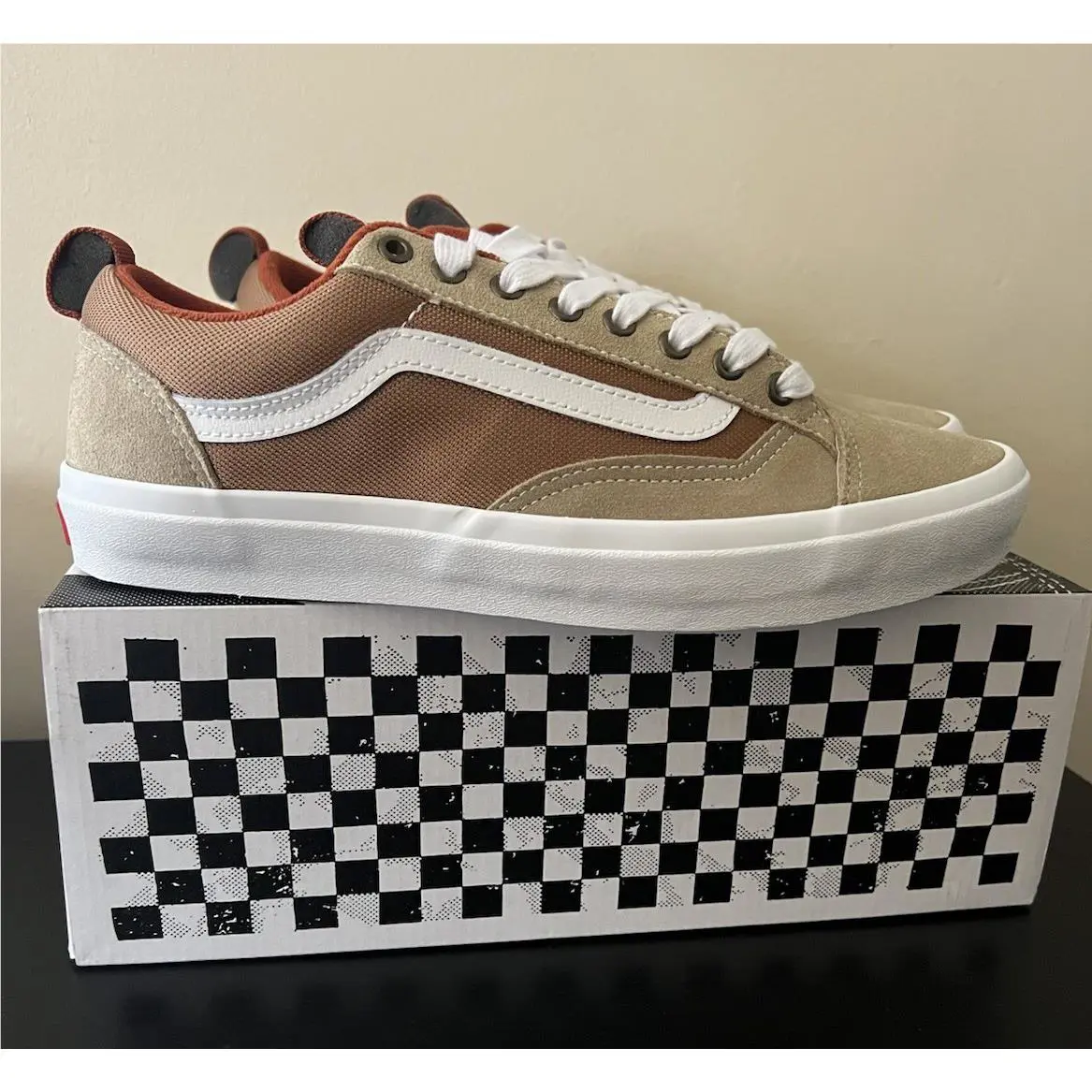 Vans shoes - VANS Old Skool - Old Skool - VN000D5R11U - Khaki/Burnt Orange 0