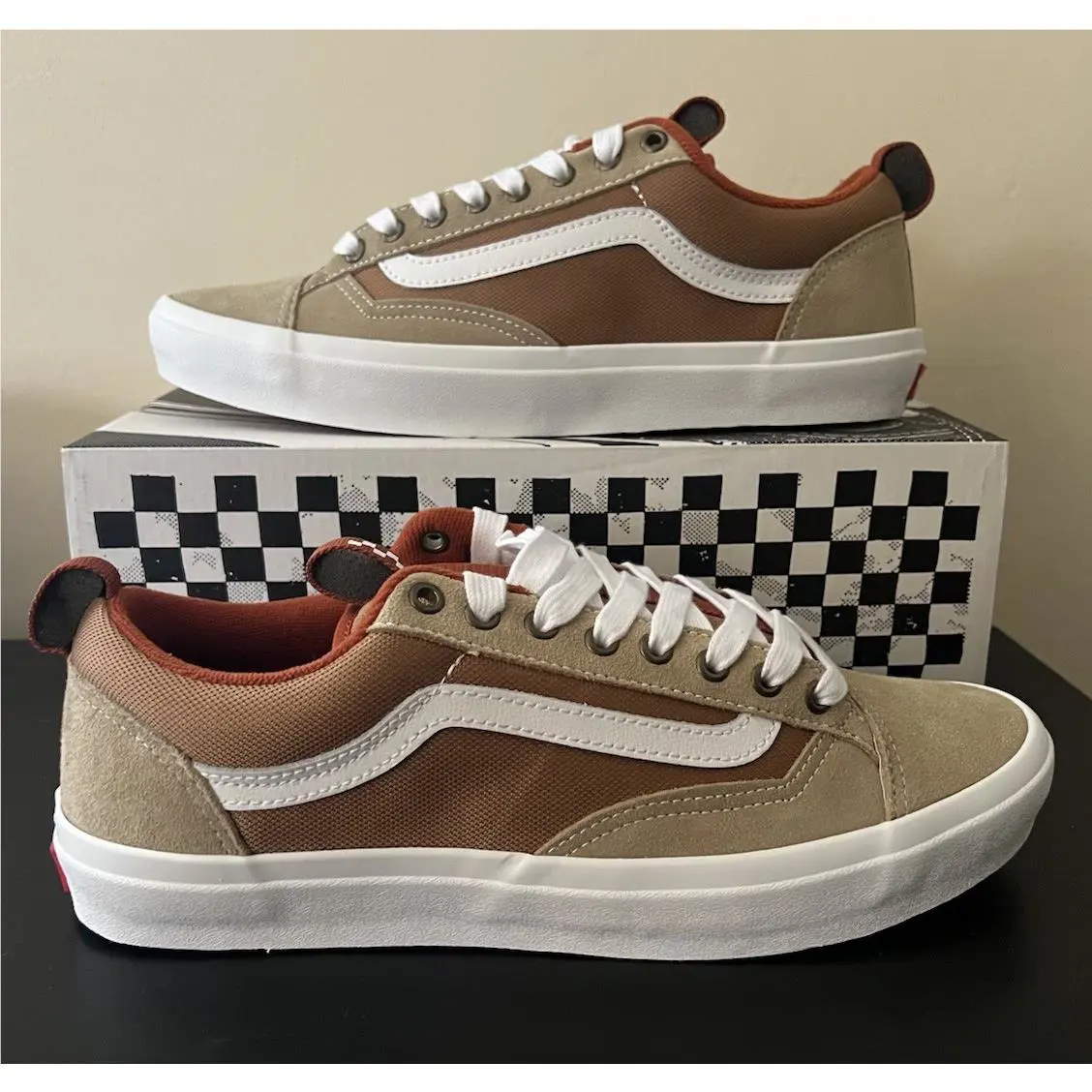 Vans shoes - VANS Old Skool - Old Skool - VN000D5R11U - Khaki/Burnt Orange 1