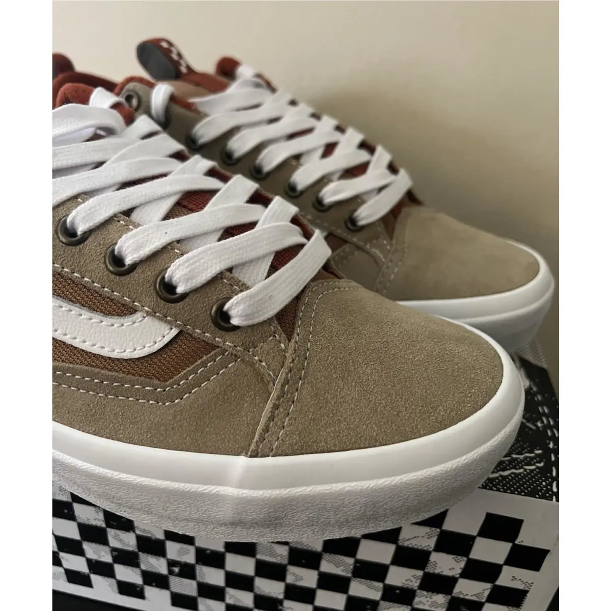 Vans shoes - VANS Old Skool - Old Skool - VN000D5R11U - Khaki/Burnt Orange 3