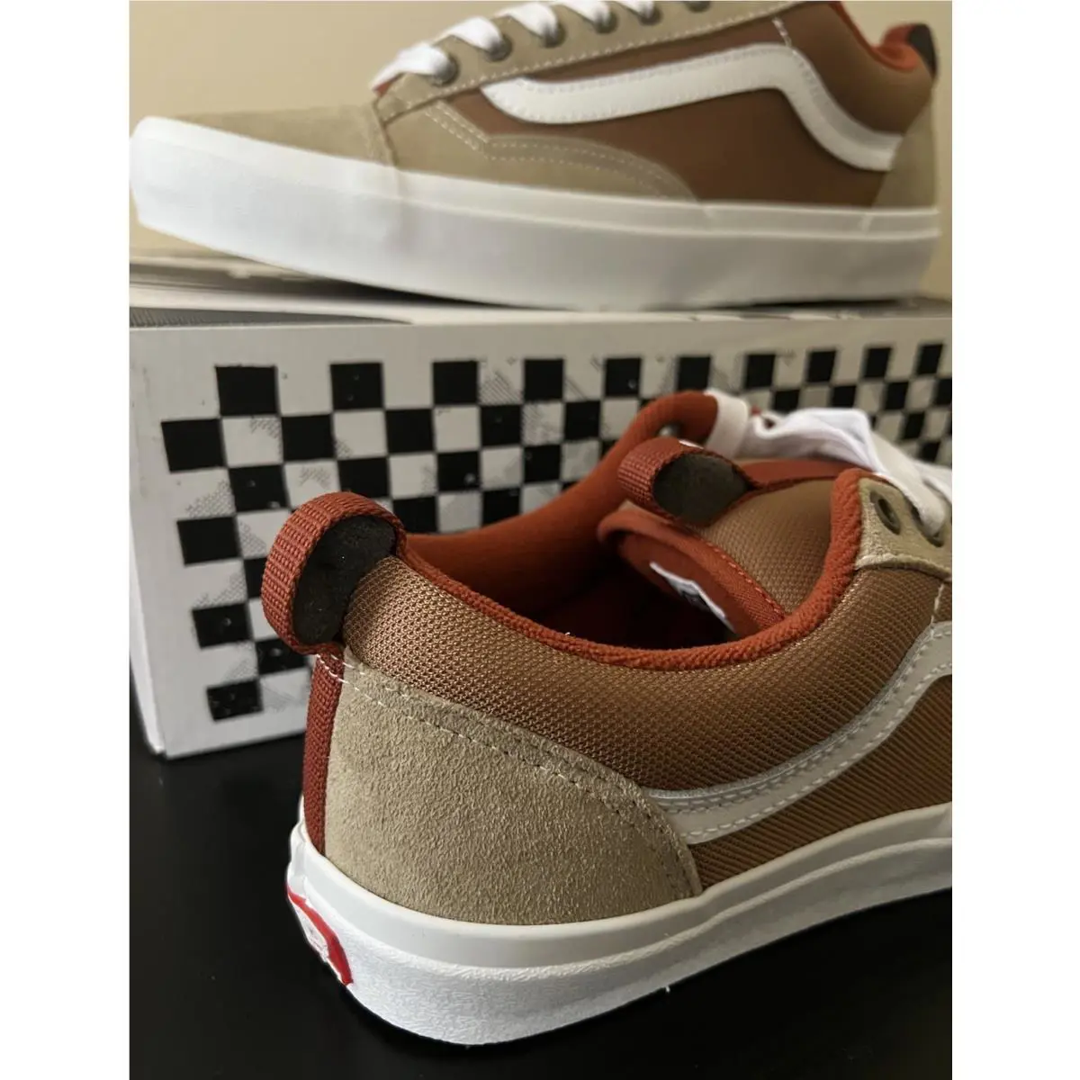 Vans shoes - VANS Old Skool - Old Skool - VN000D5R11U - Khaki/Burnt Orange 4