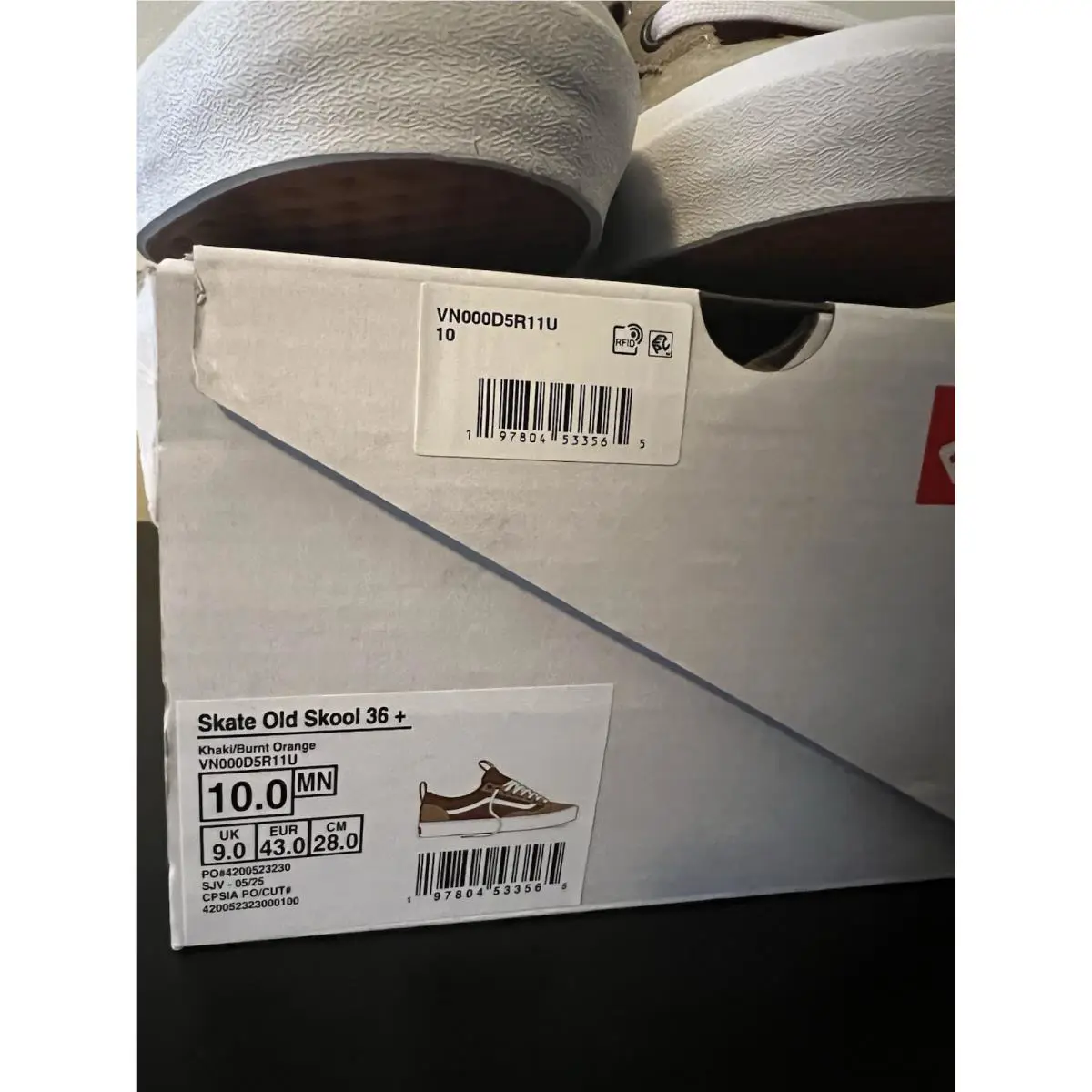 Vans shoes - VANS Old Skool - Old Skool - VN000D5R11U - Khaki/Burnt Orange 7