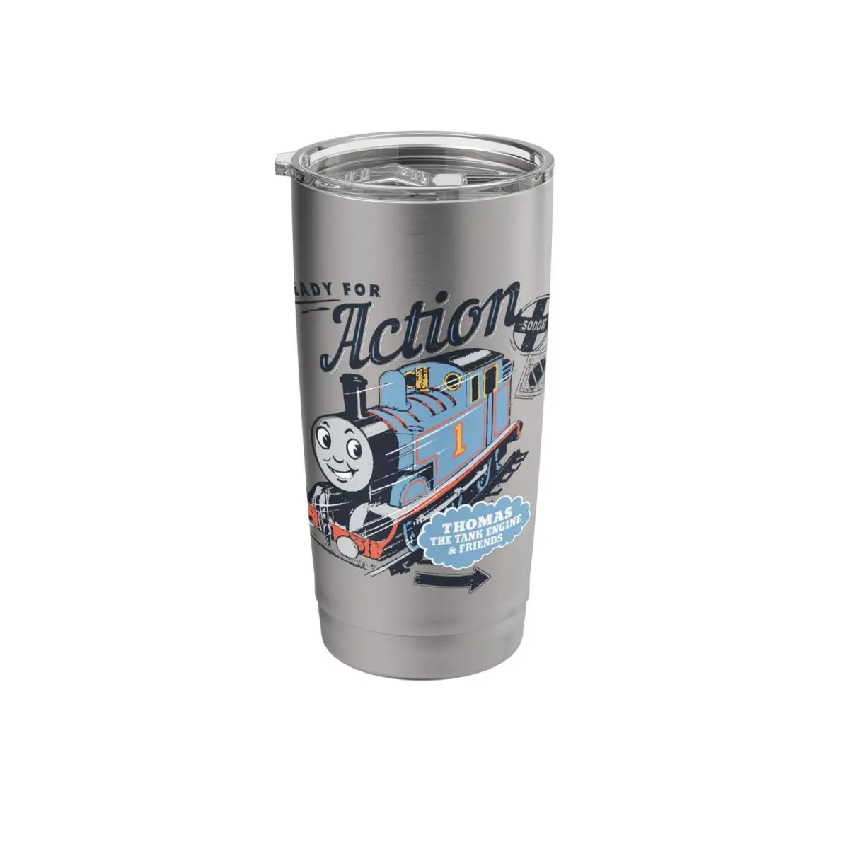 Thomas Friends Ready For Action Stainless Steel Insulated Tumbler 20 Ounces