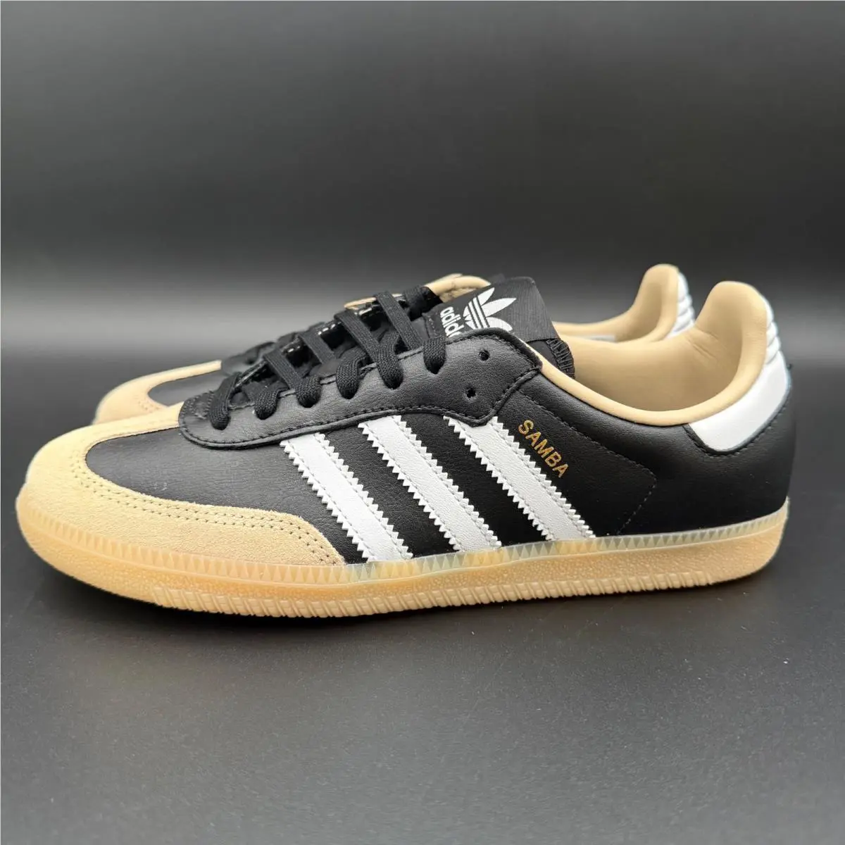 Adidas Samba OG J Core Black Cloud White Gum 555
