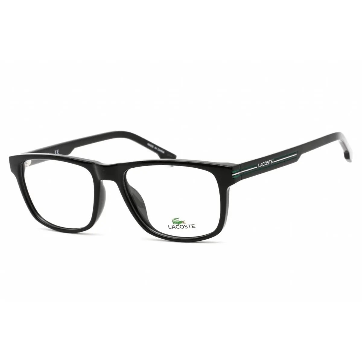 Unisex Eyeglasses Black Injected Propionate Full Rim Frame L2887 001 by Lacoste