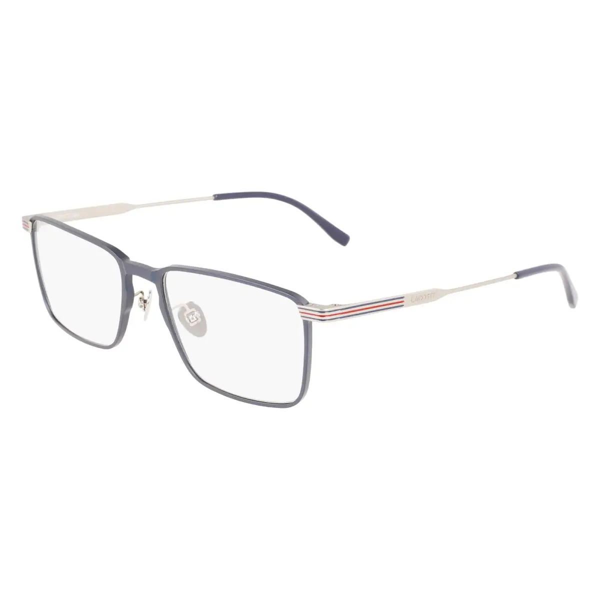L2285E 400 Semi Matte Blue 54MM Eyeglasses 54-18-145 by Lacoste