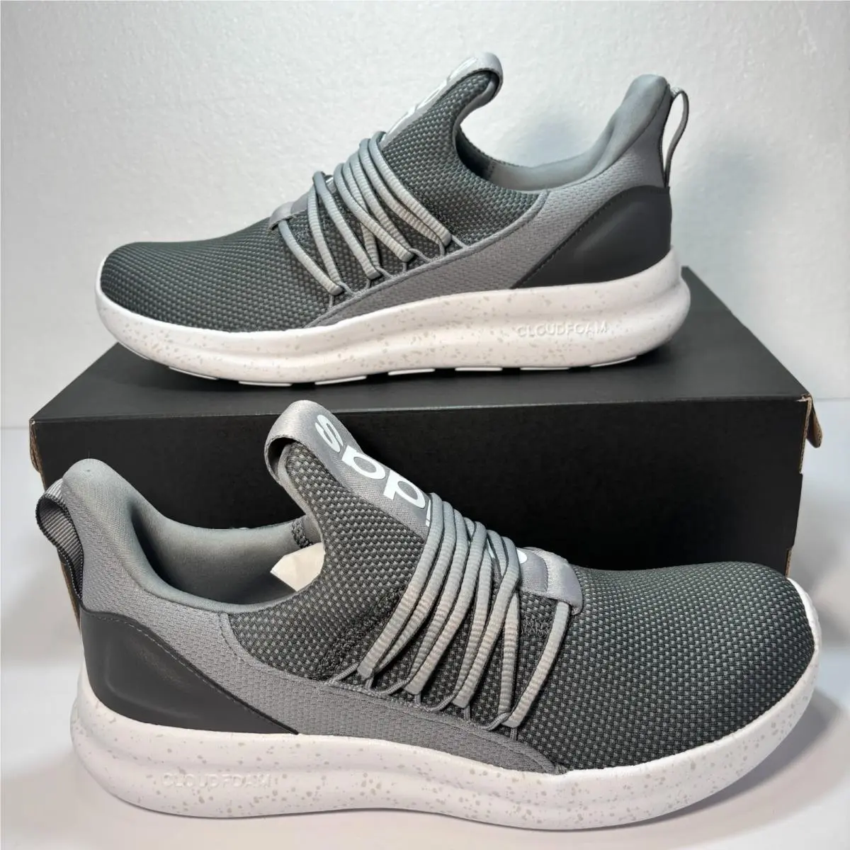 Adidas Lite Racer Adapt 7.0 Running Men’s Shoe Grey White IE6328