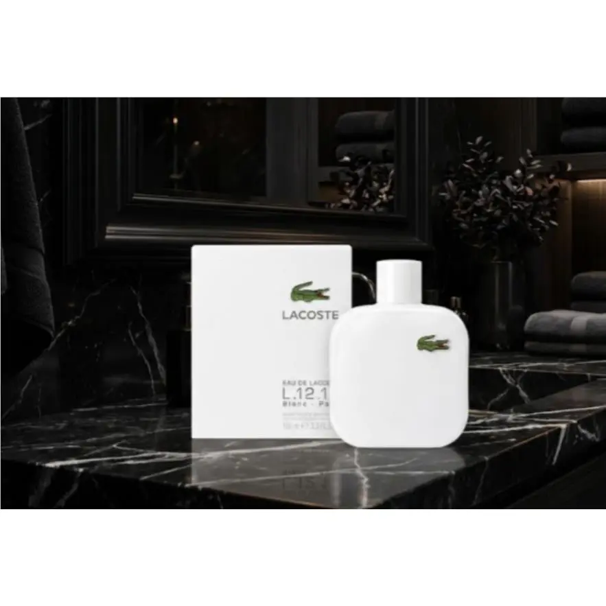 Lacoste LACO34-1 Eau de Lacoste L.12.12 Blanc Eau de Toilette For Men 3.3 fl