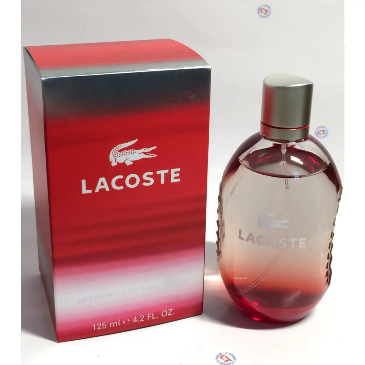 Lacoste Style in Play Red Cologne For Men 4.2 oz /125 ml Eau De Toilette Spray