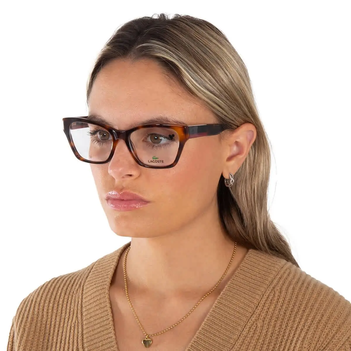 Demo Cat Eye Ladies Eyeglasses L2919 214 54 L2919 214 54 by Lacoste