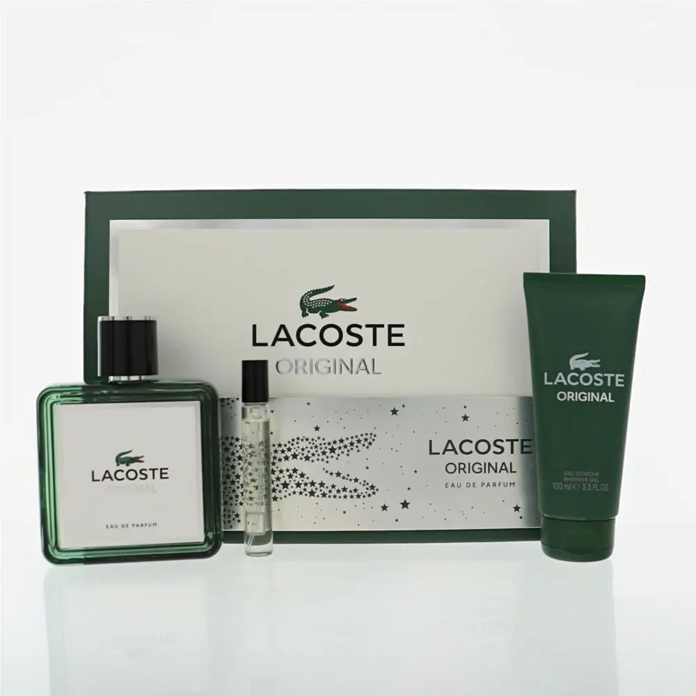Lacoste by Lacoste Gift Set For Men 3 Piece Set For Men: 3.3 Oz Eau De