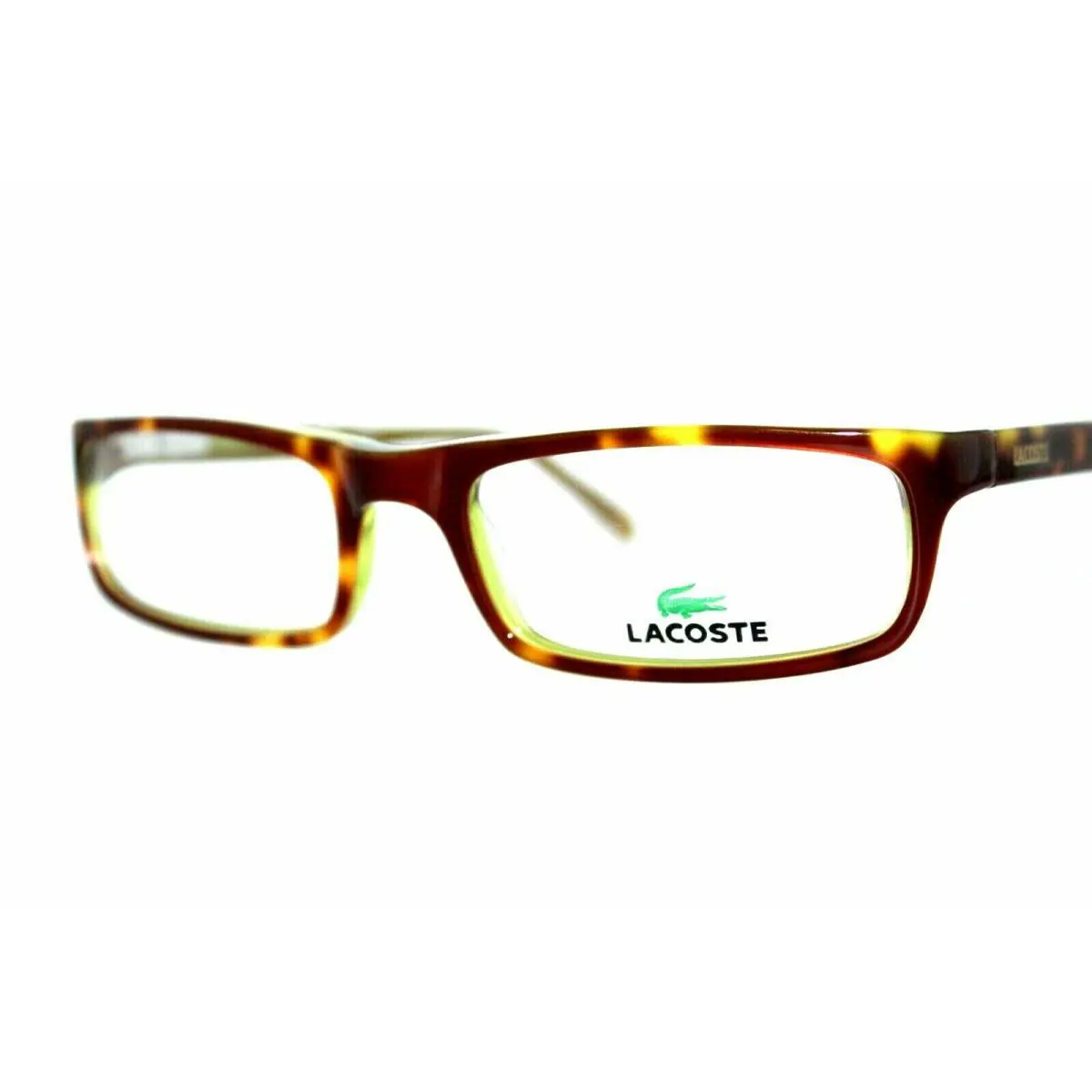 Lacoste LA12009 TT Tortoise Brown Green Eyeglasses 52mm 18 135