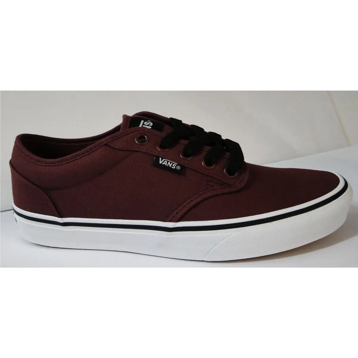 Vans shoes - Vans Atwood Canvas Oxblood/White - Atwood Canvas - VN000TUY8J3 - Red (UPC: 887682714360) 2