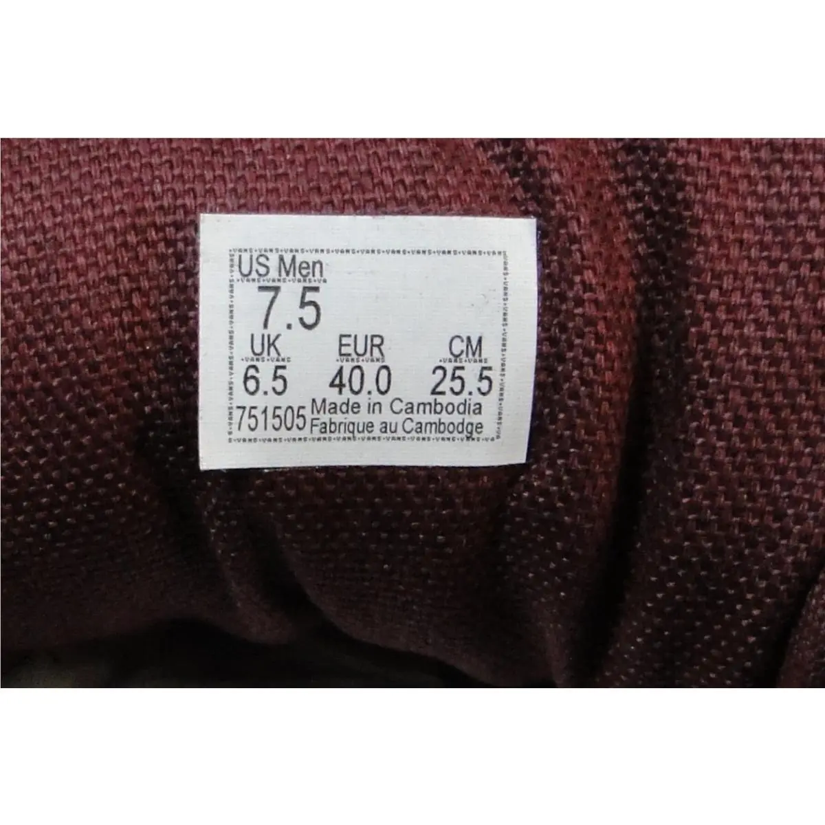 Vans shoes - Vans Atwood Canvas Oxblood/White - Atwood Canvas - VN000TUY8J3 - Red (UPC: 887682714360) 4
