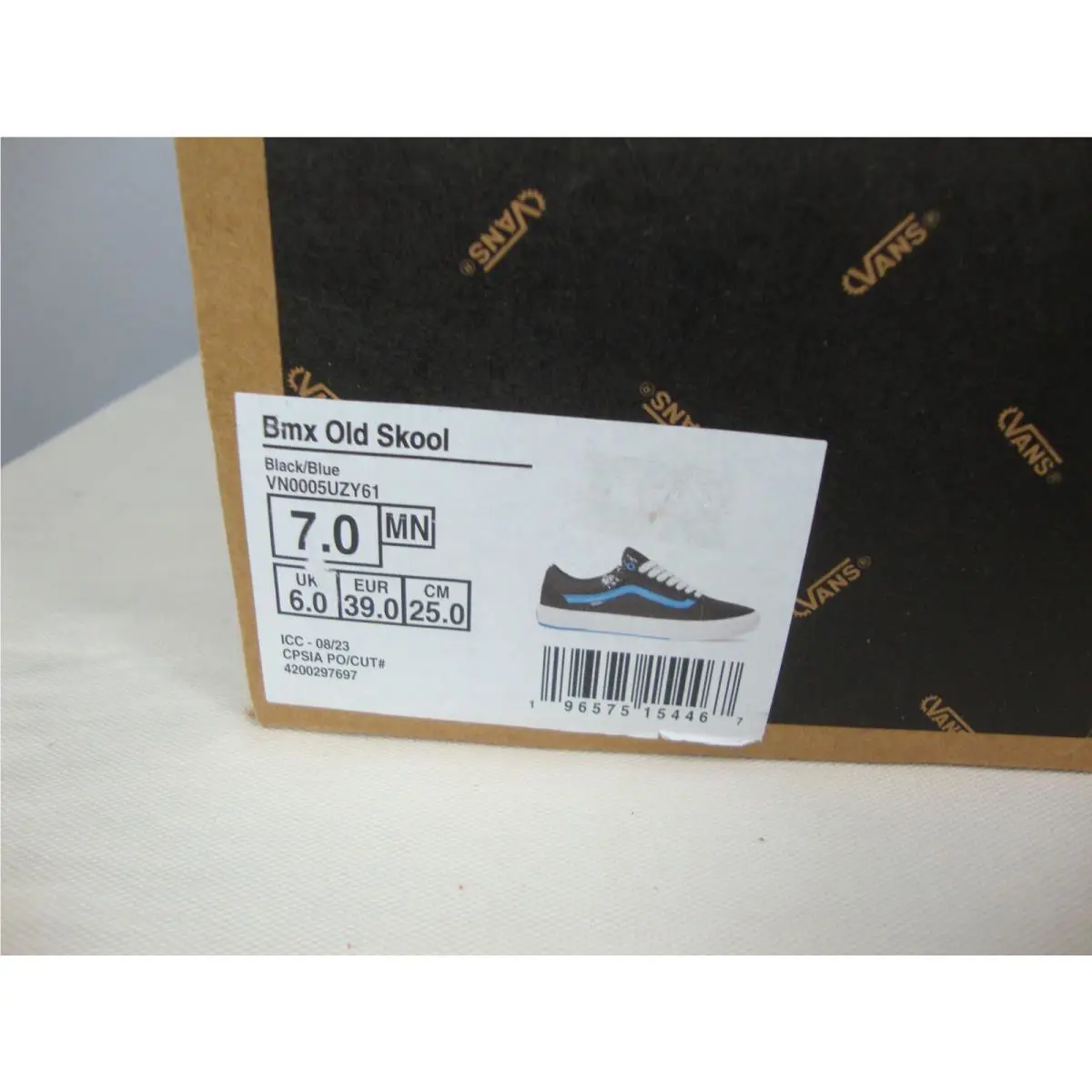 Vans shoes - Vans Bmx Old Skool Black/Blue - VN0005UZY61 - Black 8