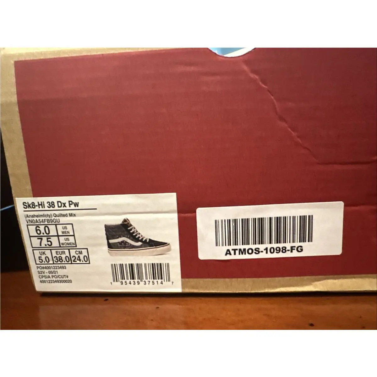 Vans shoes - Sk8-Hi 38 DX - (Anaheim Factory) Quilted Mix 5