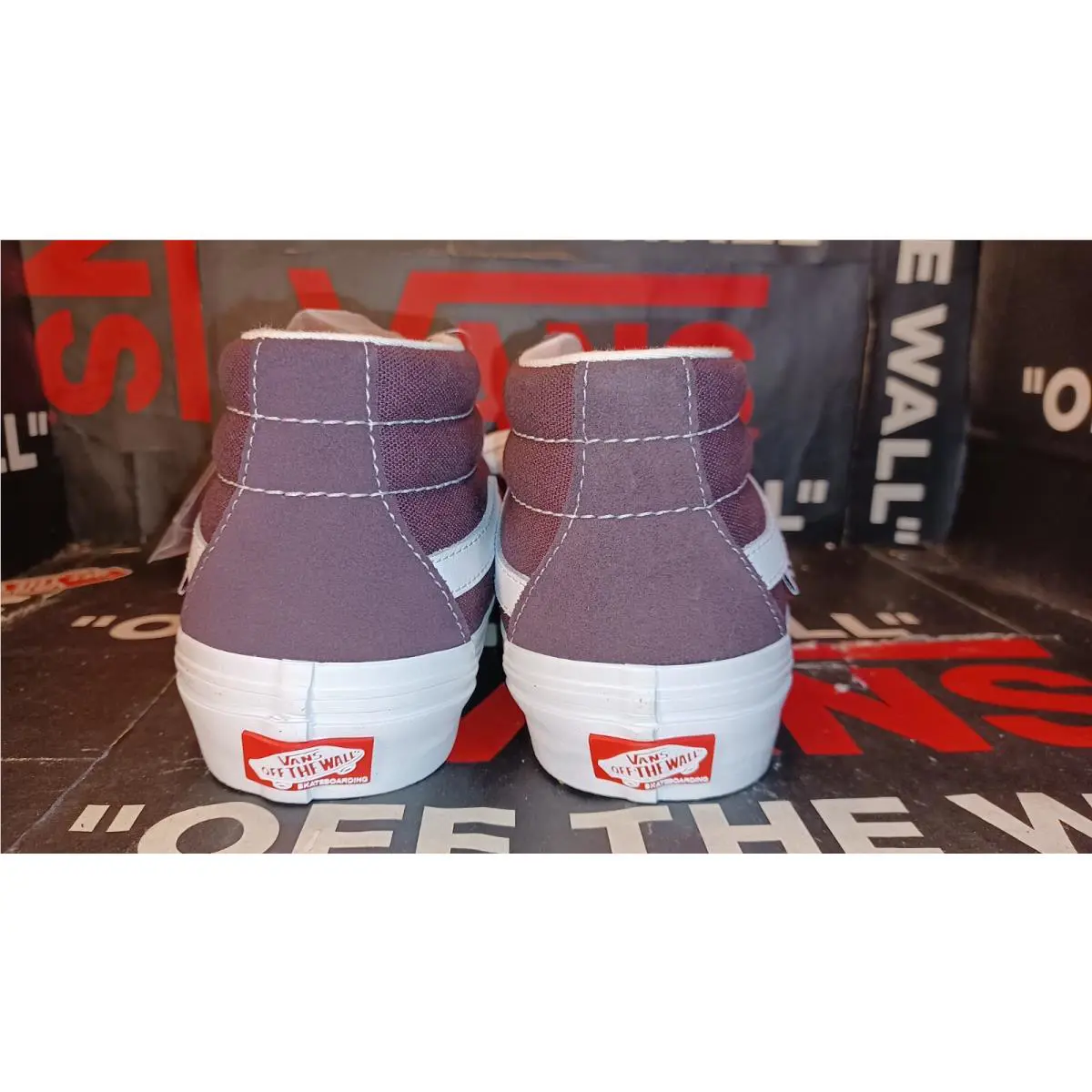 Vans shoes - Vans Skate Grosso Mid - Skate Grosso Mid - VN0A5FCGWNE - Purple, Manufacturer: Wrapped Wine (UPC: 196244720993) 8