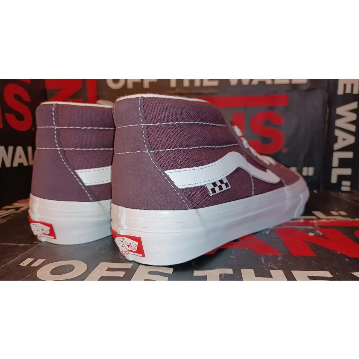 Vans shoes - Vans Skate Grosso Mid - Skate Grosso Mid - VN0A5FCGWNE - Purple, Manufacturer: Wrapped Wine (UPC: 196244720993) 9