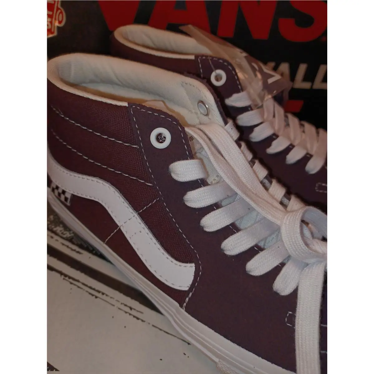 Vans shoes - Vans Skate Grosso Mid - Skate Grosso Mid - VN0A5FCGWNE - Purple, Manufacturer: Wrapped Wine (UPC: 196244720993) 10