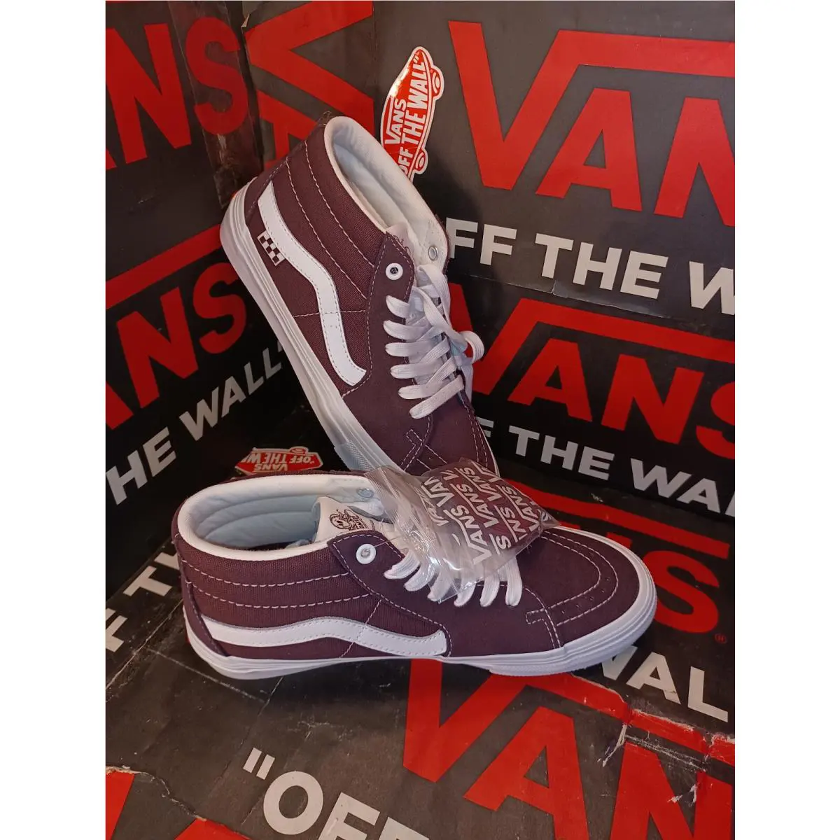 Vans shoes - Vans Skate Grosso Mid - Skate Grosso Mid - VN0A5FCGWNE - Purple, Manufacturer: Wrapped Wine (UPC: 196244720993) 4