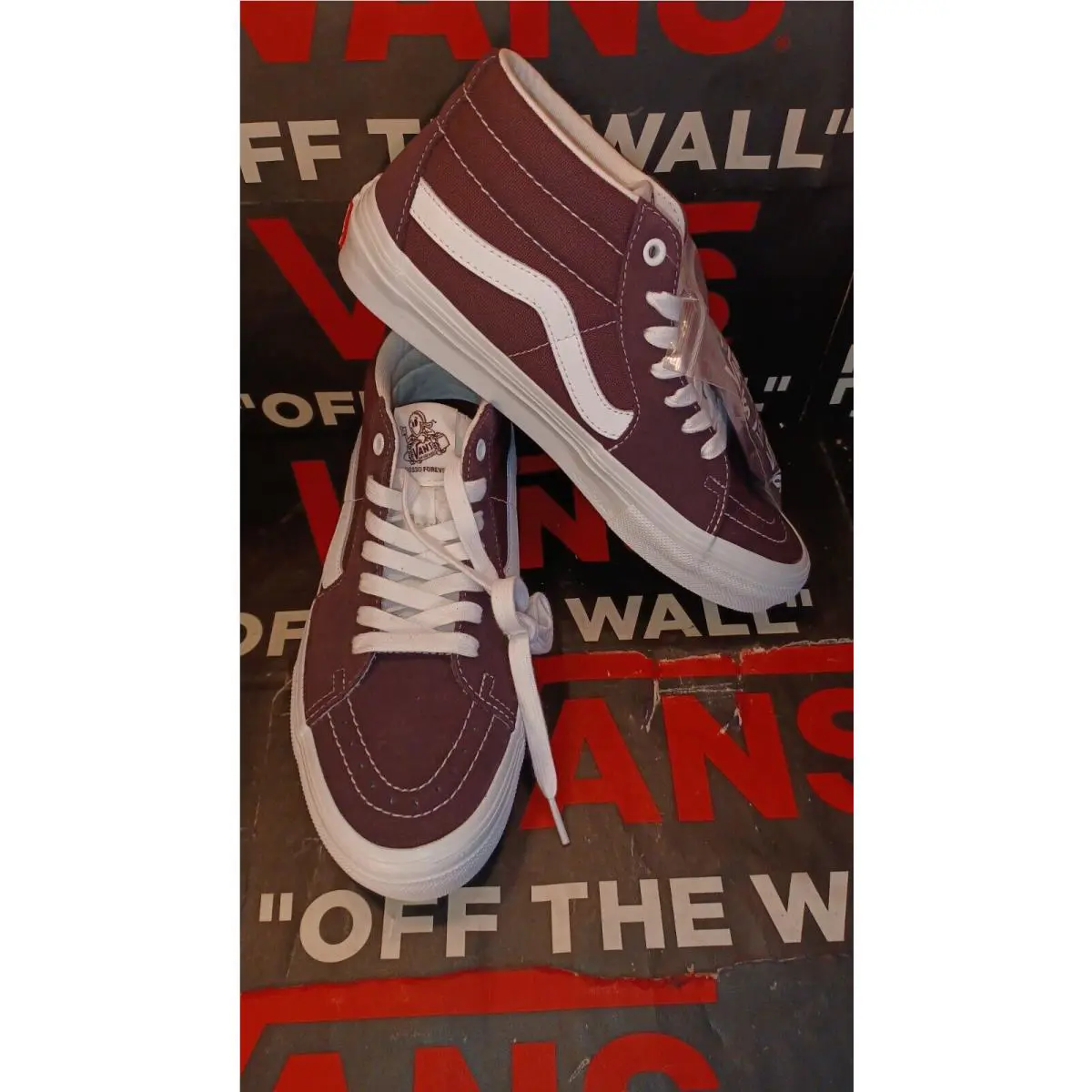 Vans shoes - Vans Skate Grosso Mid - Skate Grosso Mid - VN0A5FCGWNE - Purple, Manufacturer: Wrapped Wine (UPC: 196244720993) 5