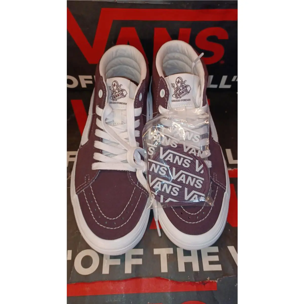 Vans shoes - Vans Skate Grosso Mid - Skate Grosso Mid - VN0A5FCGWNE - Purple, Manufacturer: Wrapped Wine (UPC: 196244720993) 6
