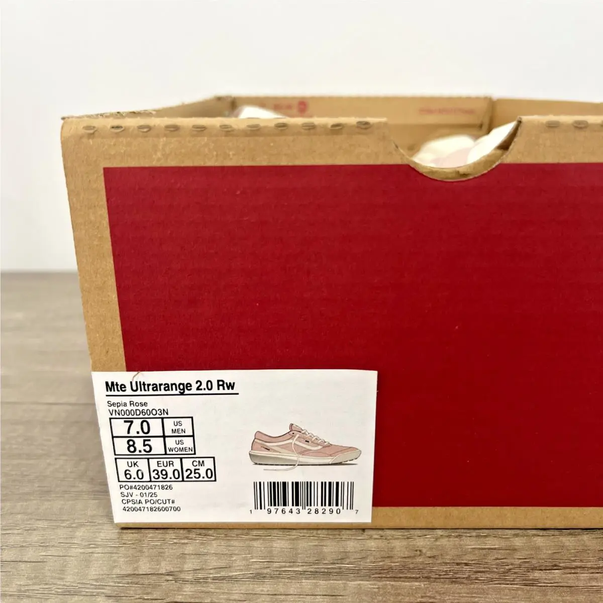 Vans shoes - sepia rose 7