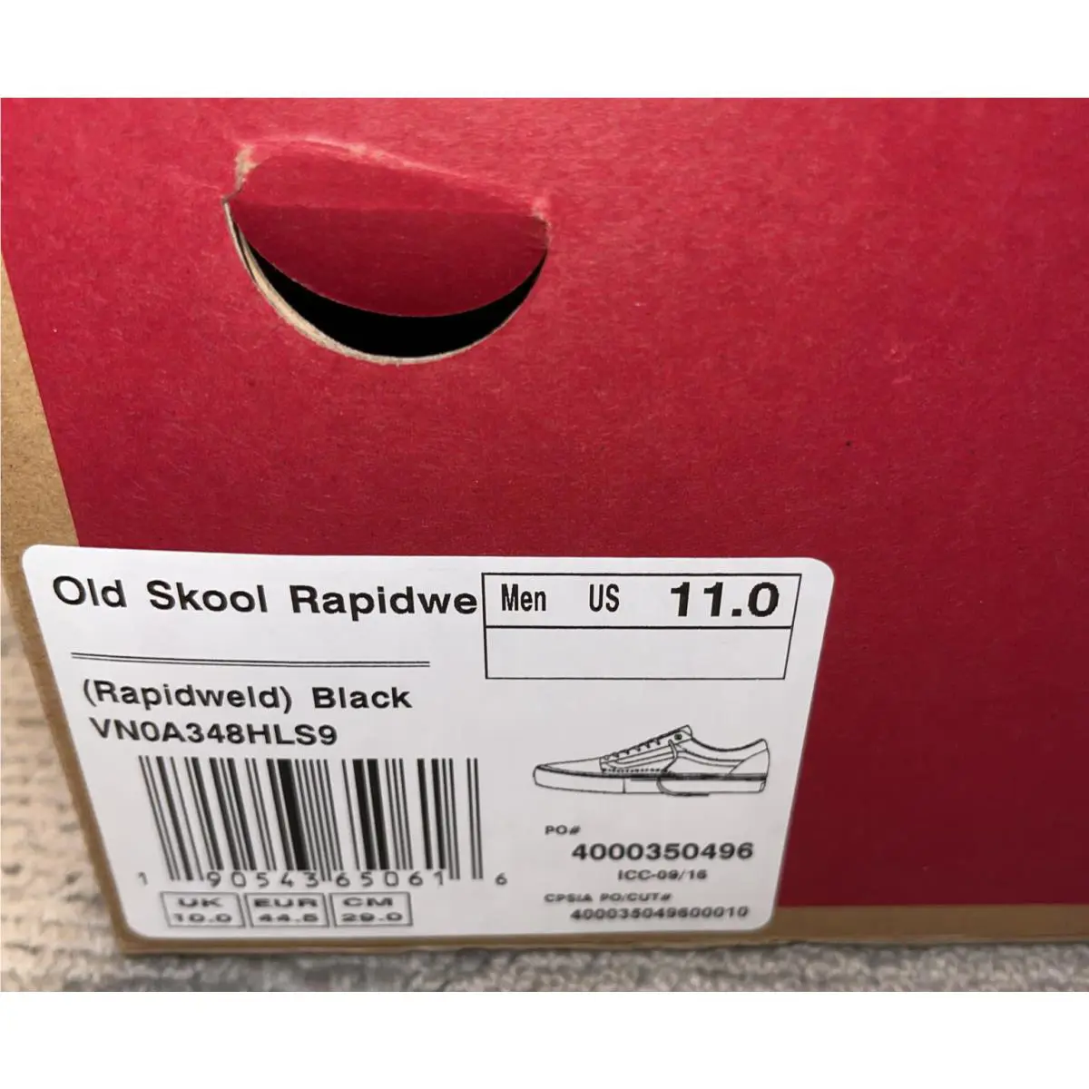 Vans shoes - Rapidweld - Rapidweld - Black (UPC: 0190543650616) 3