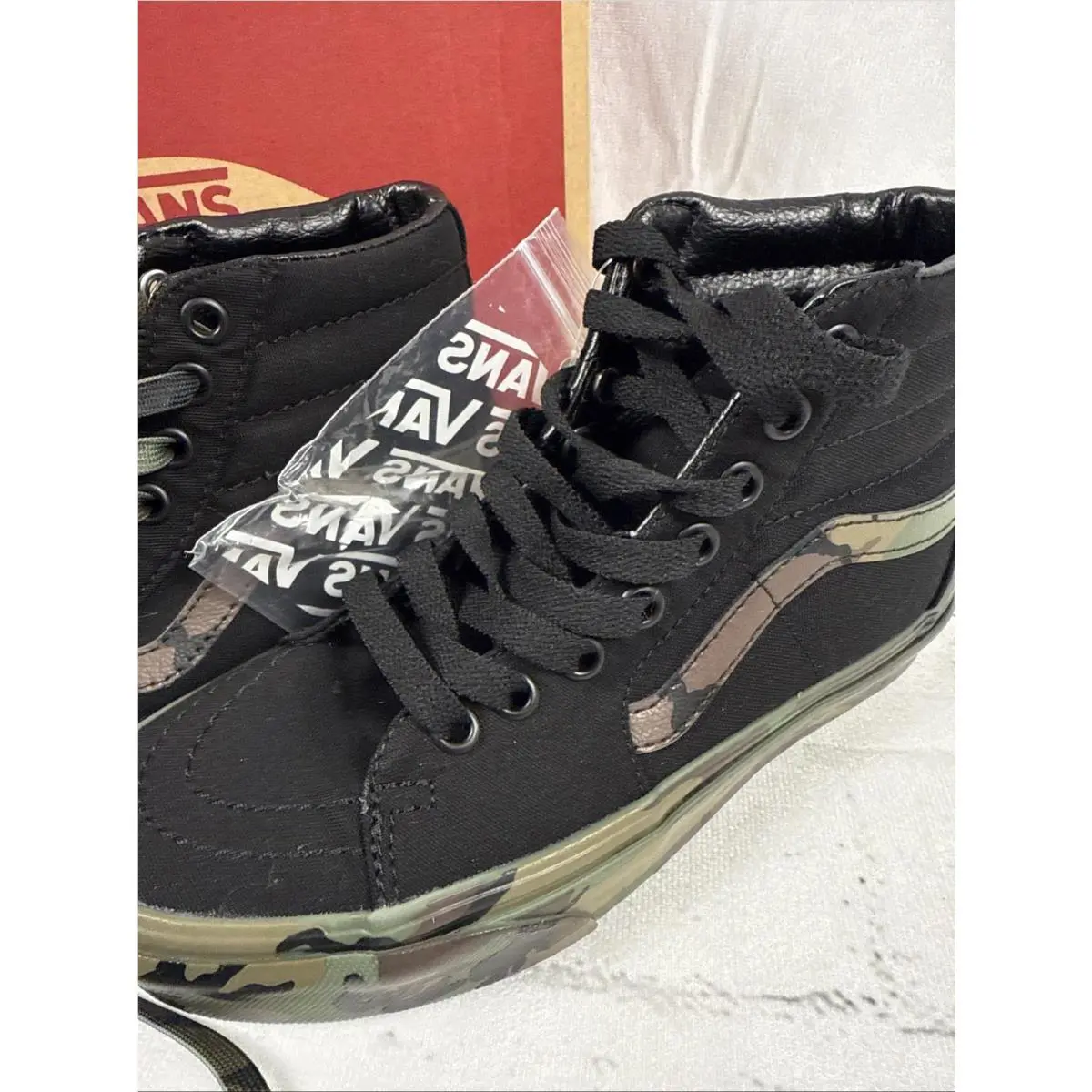 Vans shoes - VANS Sk8-Hi - Green, Manufacturer: White, Green 1