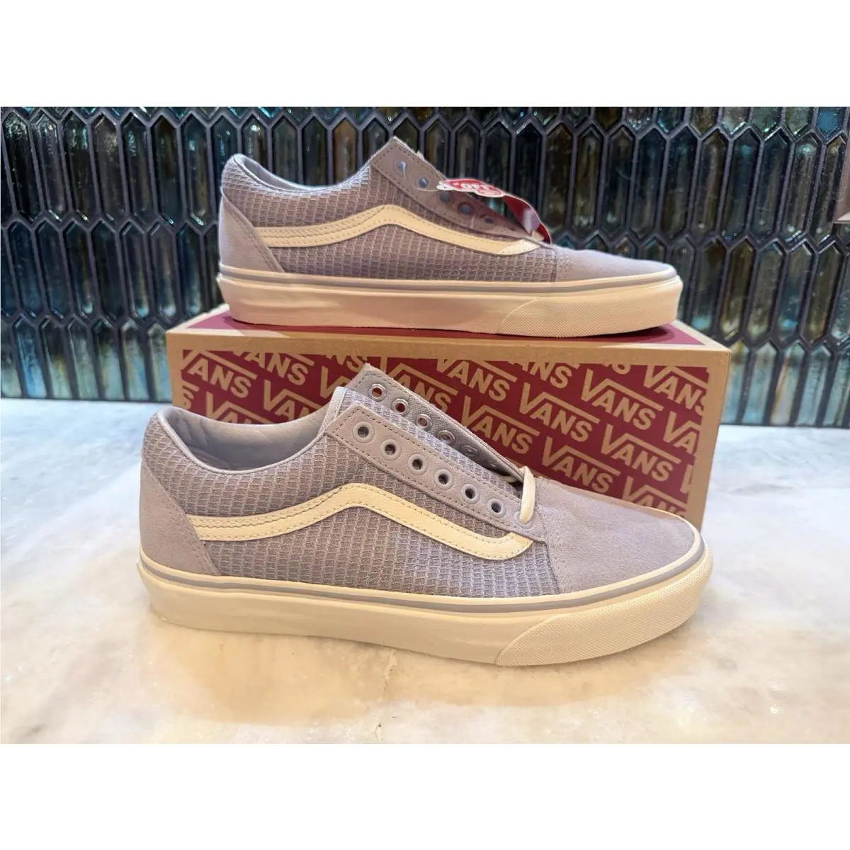 Vans shoes - VANS Old Skool - Old Skool - VN0A4U3BWN3 - Zen Blue / White 0