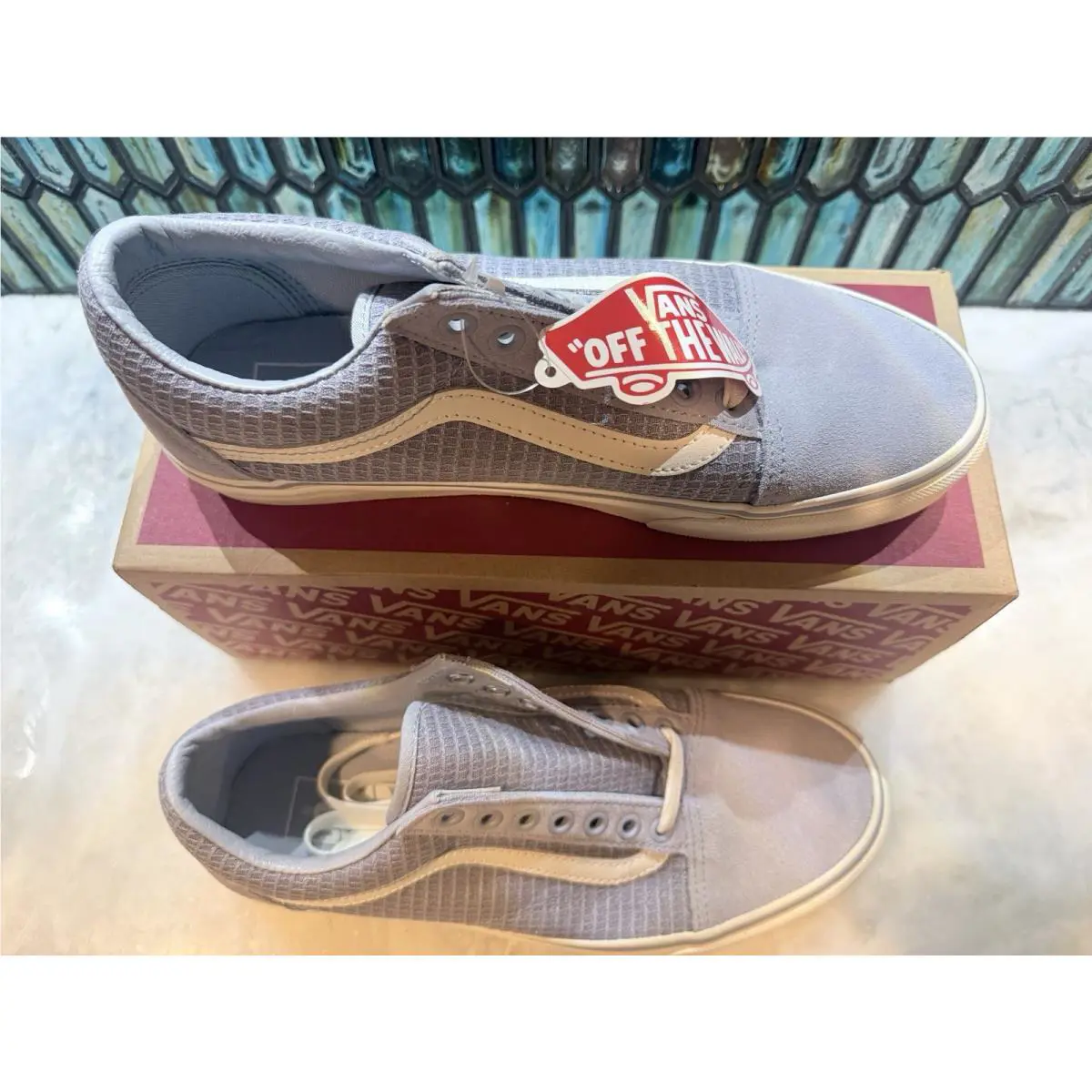 Vans shoes - VANS Old Skool - Old Skool - VN0A4U3BWN3 - Zen Blue / White 1