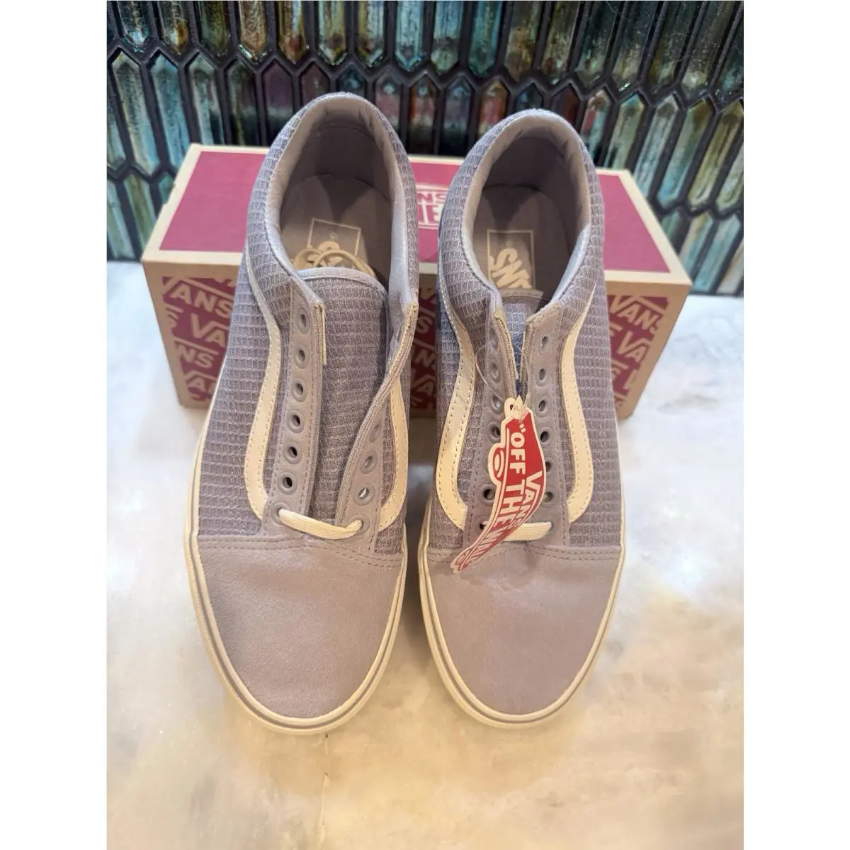 Vans shoes - VANS Old Skool - Old Skool - VN0A4U3BWN3 - Zen Blue / White 2