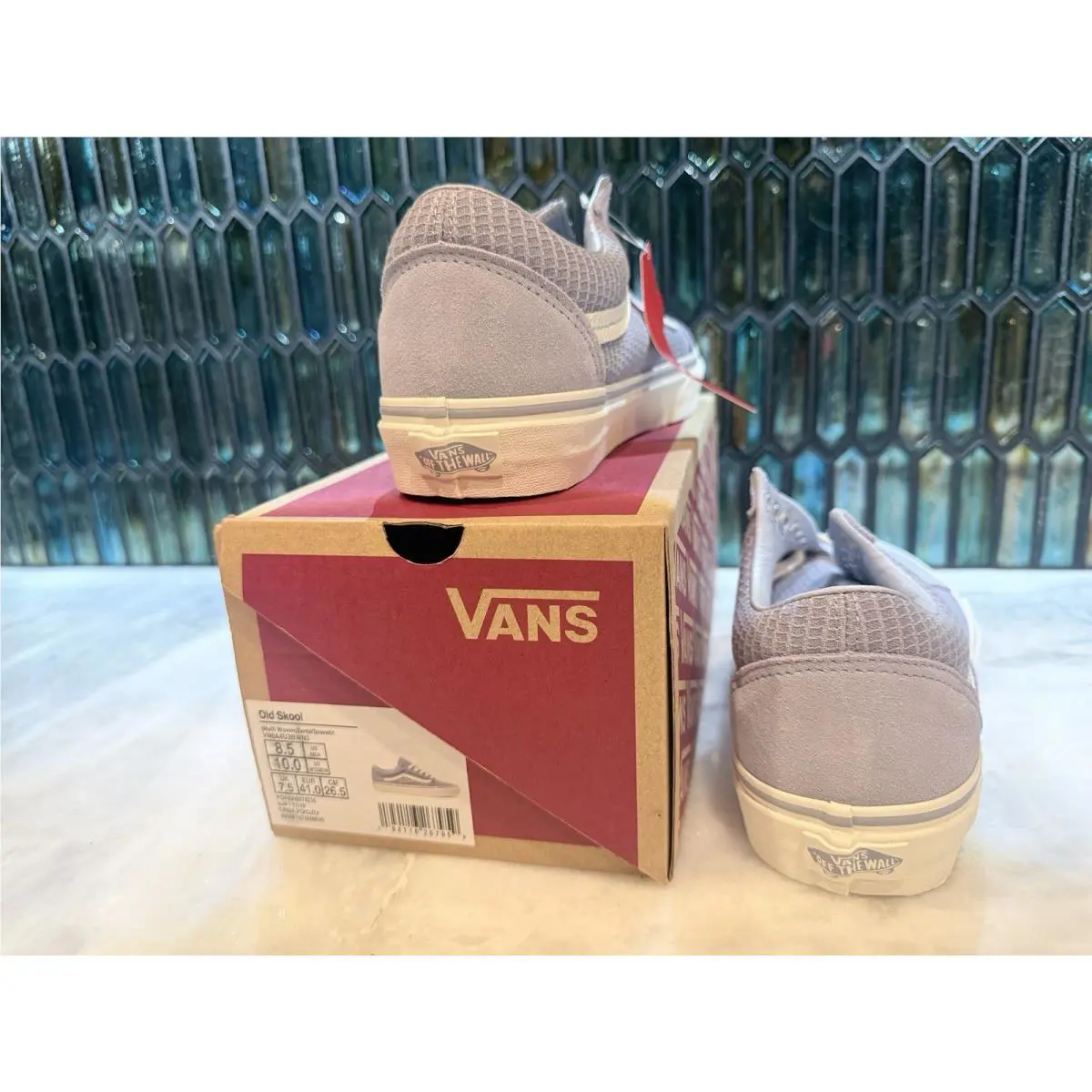 Vans shoes - VANS Old Skool - Old Skool - VN0A4U3BWN3 - Zen Blue / White 4