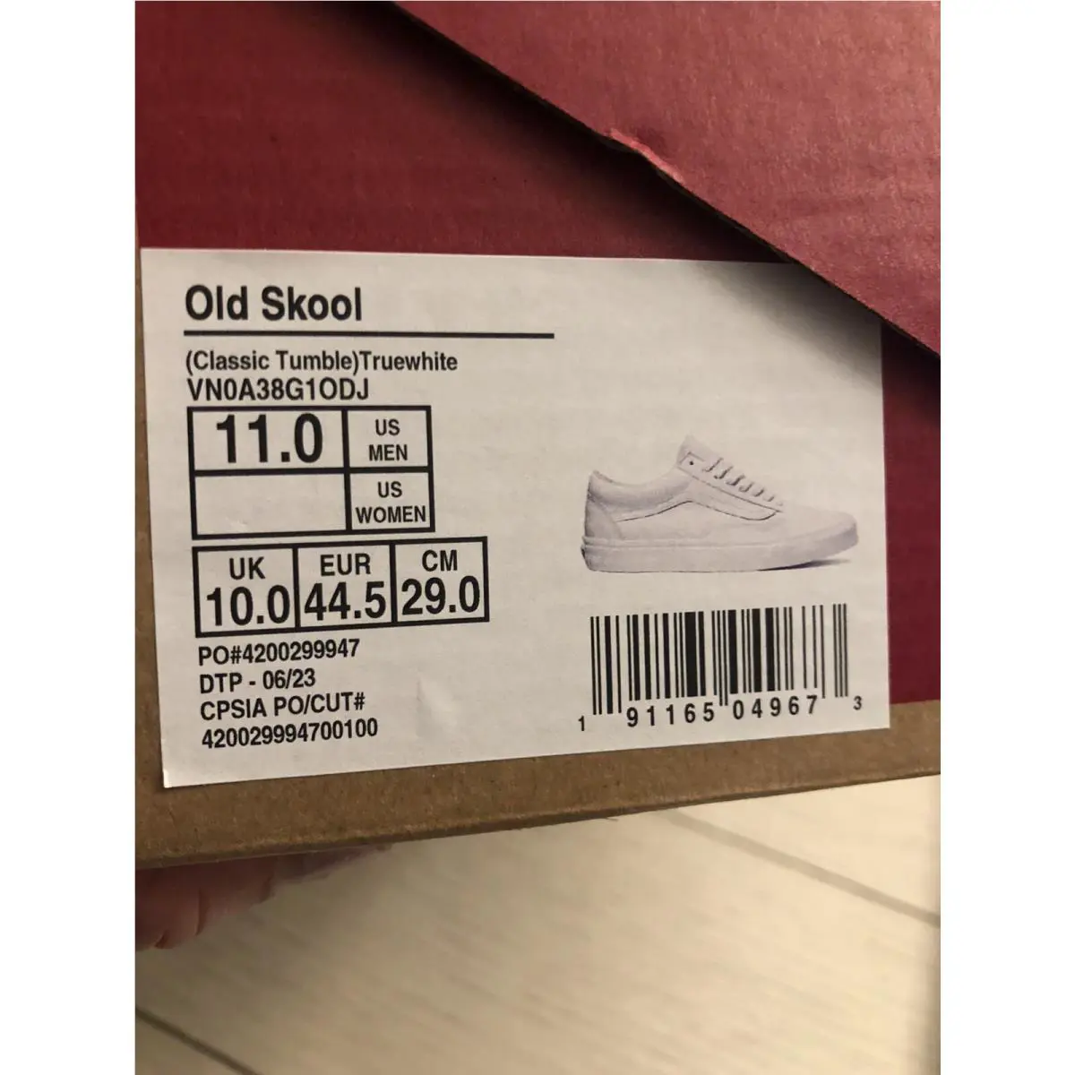Vans shoes - VANS Old Skool - Old Skool - White 4