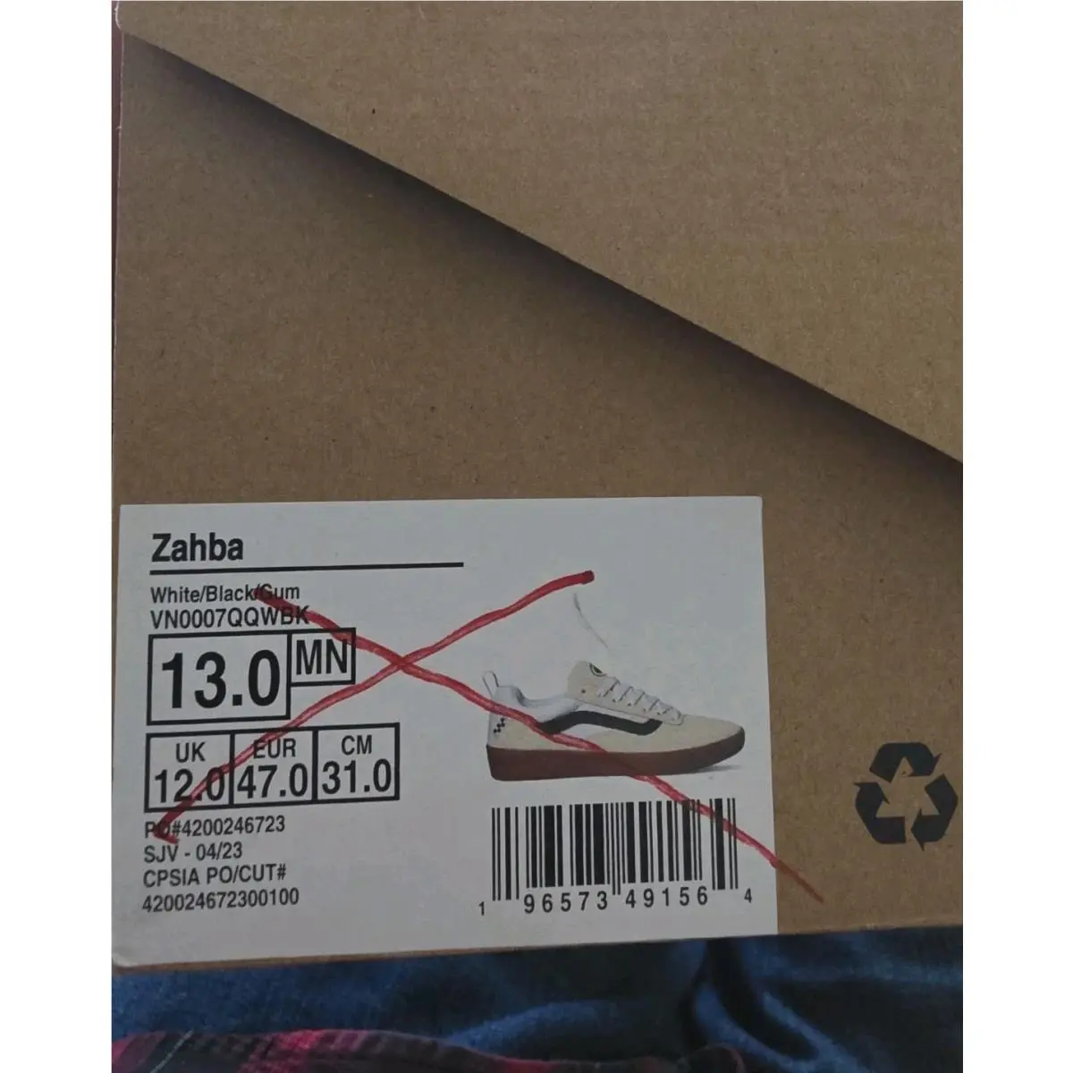 Vans shoes - VANS Zahba - Zahba - VN0007QQWBK - White (UPC: 196573490864) 4