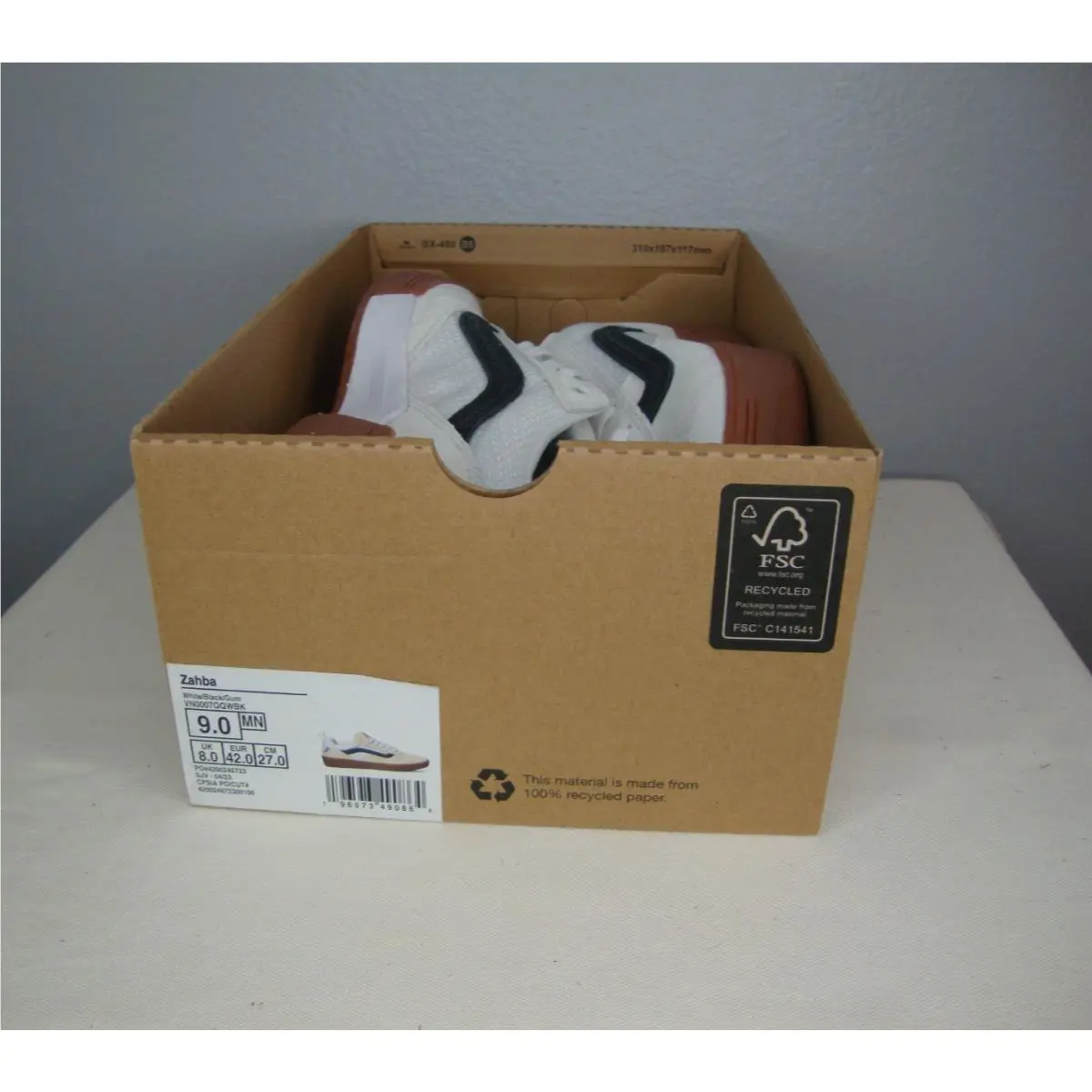 Vans shoes - VANS Zahba - Zahba - VN0007QQWBK - White (UPC: 196573490864) 8