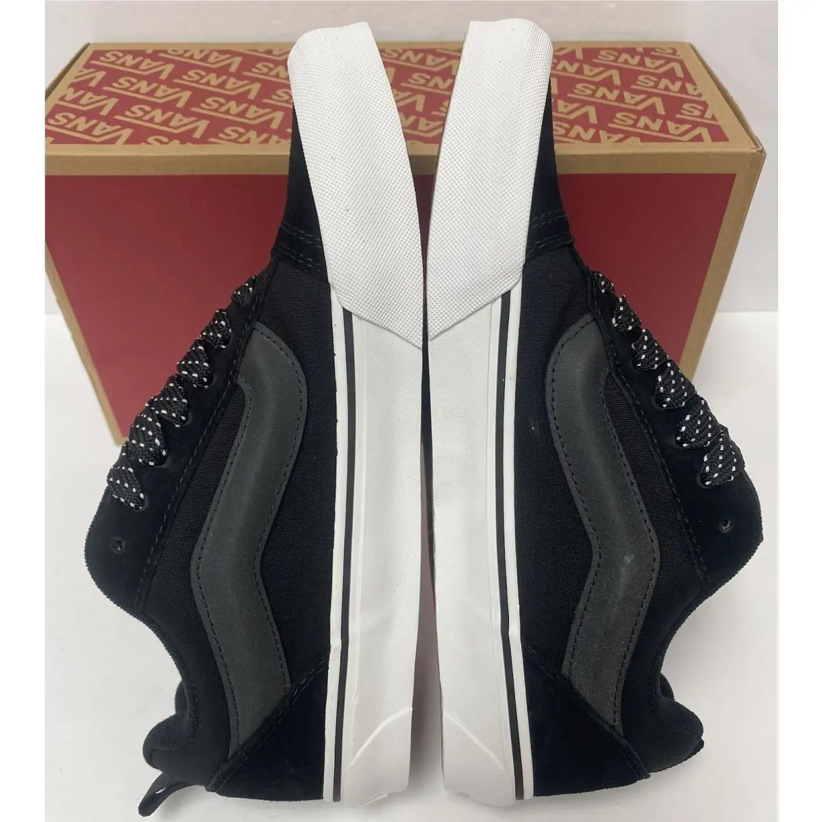 Vans shoes - VANS Knu Skool - Knu Skool - Black, Manufacturer: Gray 2