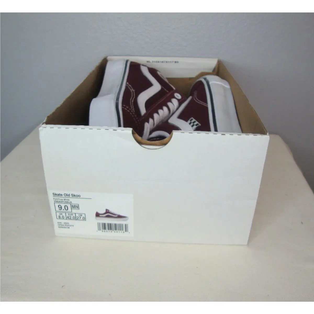Vans shoes - VANS Skate - Skate - VN0A5FCBBJA - Maroon (UPC: 196573501164) 8