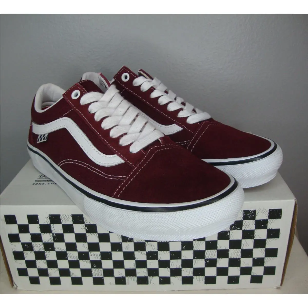 Vans shoes - VANS Skate - Skate - VN0A5FCBBJA - Maroon (UPC: 196573501164) 1