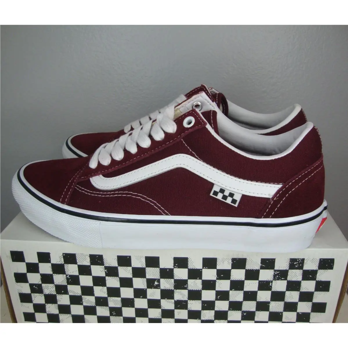 Vans shoes - VANS Skate - Skate - VN0A5FCBBJA - Maroon (UPC: 196573501164) 3