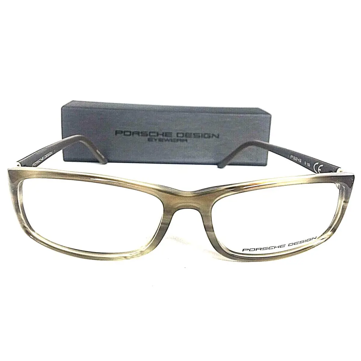 Design P 8243 P8243 D 54mm Rx Gray Men`s Eyeglasses Frame Italy by Porsche