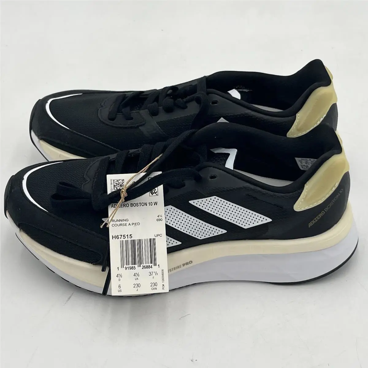 Adidas shoes - adidas adizero boston - adizero boston - H67515 - Black (UPC: 191985268841) 3