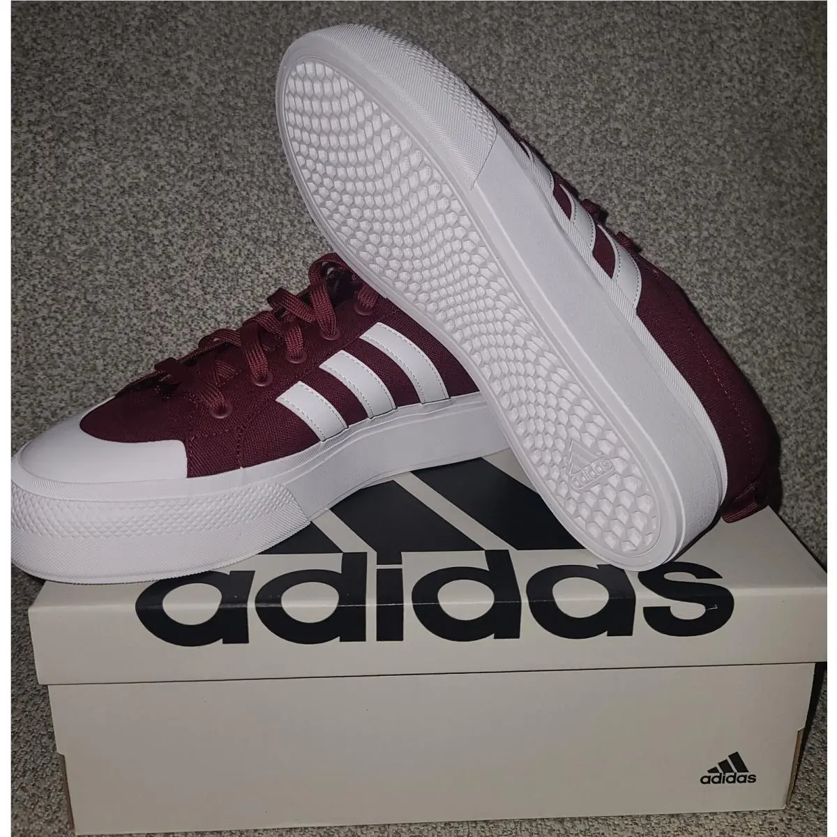 Adidas shoes - adidas Bravada - Bravada - ID5570 - red and white (UPC: 196472702679) 0
