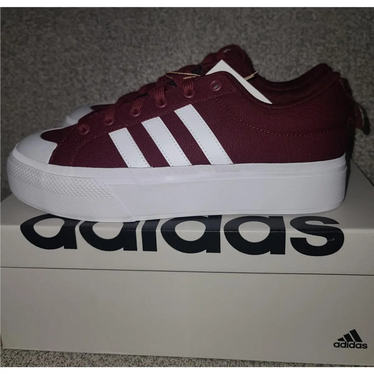 Adidas shoes - adidas Bravada - Bravada - ID5570 - red and white (UPC: 196472702679) 1