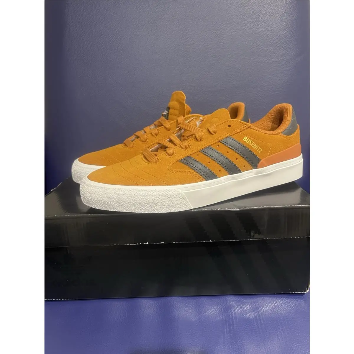 Adidas Busenitz Vulc II Shoes Men`s Size 7 Rust Brown